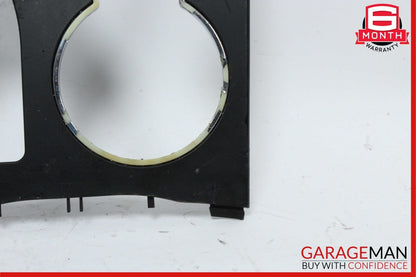 08-14 Mercedes W204 C300 E550 Center Console Cup Holder Bezel Trim Cover OEM