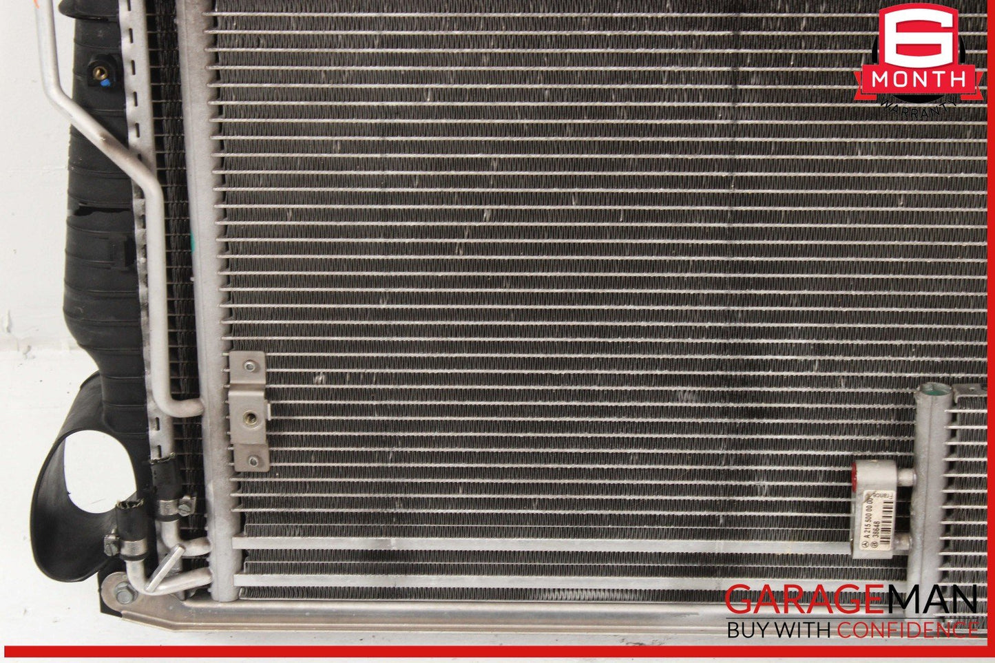 03-06 Mercedes R230 SL500 Cooling Radiator A/C Condensor Oil Cooler OEM