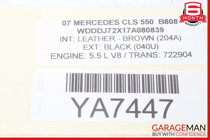 06-11 Mercedes W219 CLS550 CLS500 Rear Right Door Control Module 2198200326 OEM