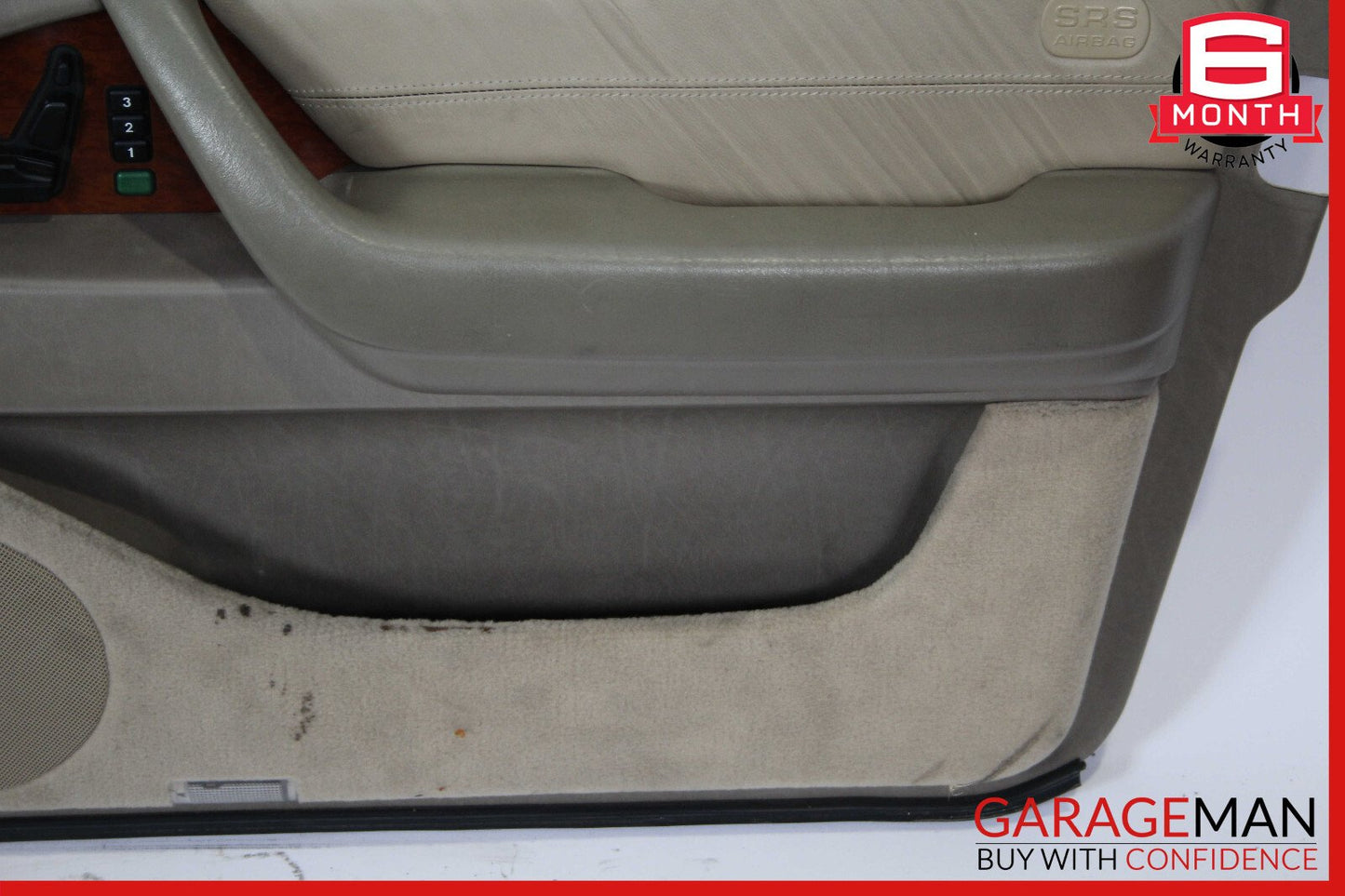 95-99 Mercede W140 S320 S600 Front Right Passenger Interior Door Panel OEM