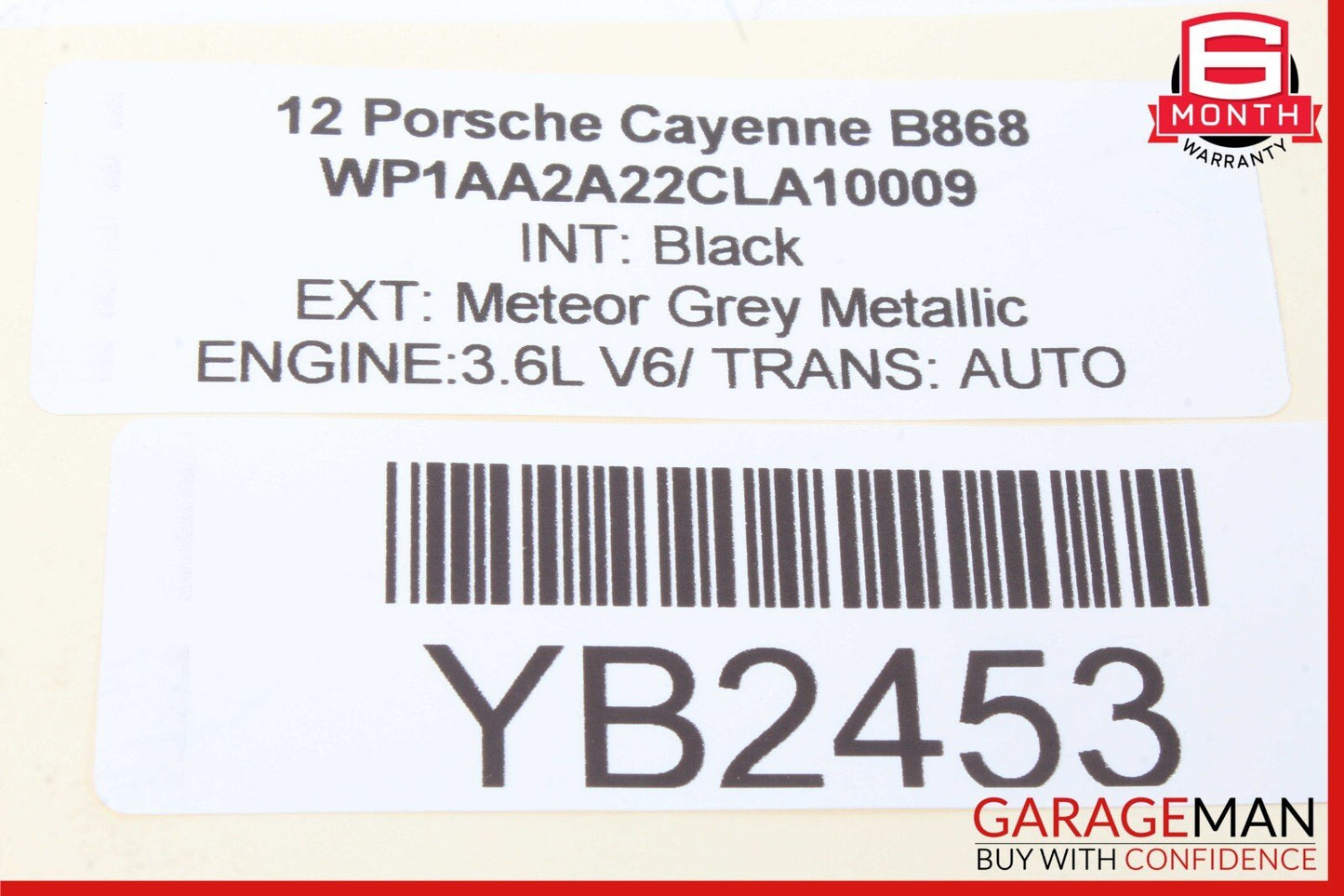 11-12 Porsche Cayenne S 958 Rear Left Side Door Control Module OEM