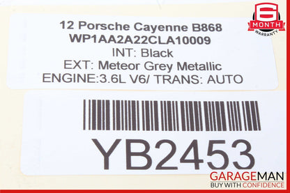 11-12 Porsche Cayenne S 958 Rear Left Side Door Control Module OEM
