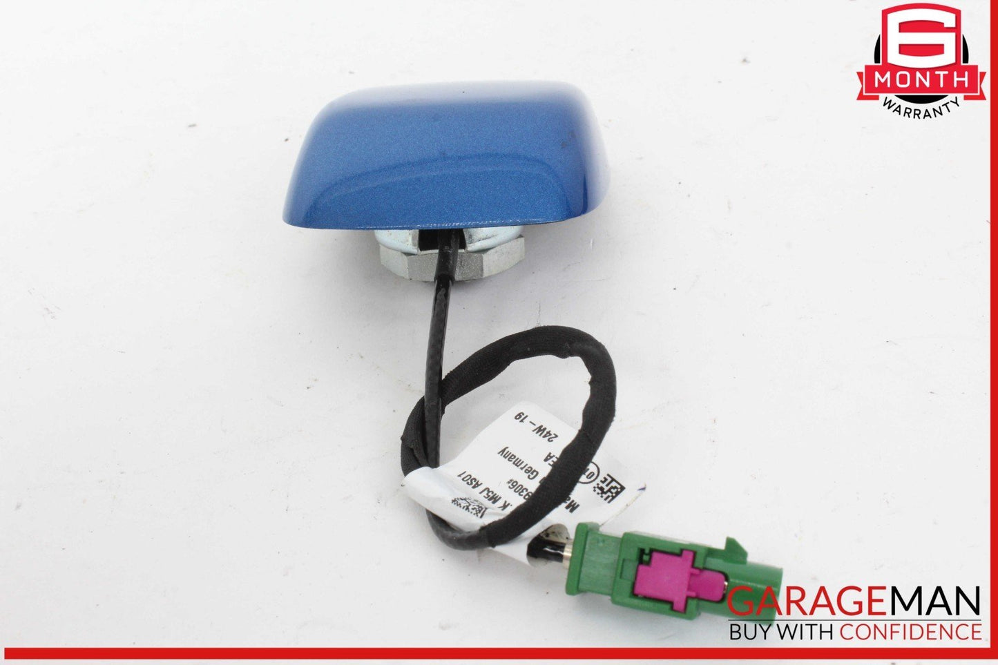 15-24 Porsche Macan 95B Top Roof Radio Antenna GPS Shark Fin Blue 7PP035507K OEM