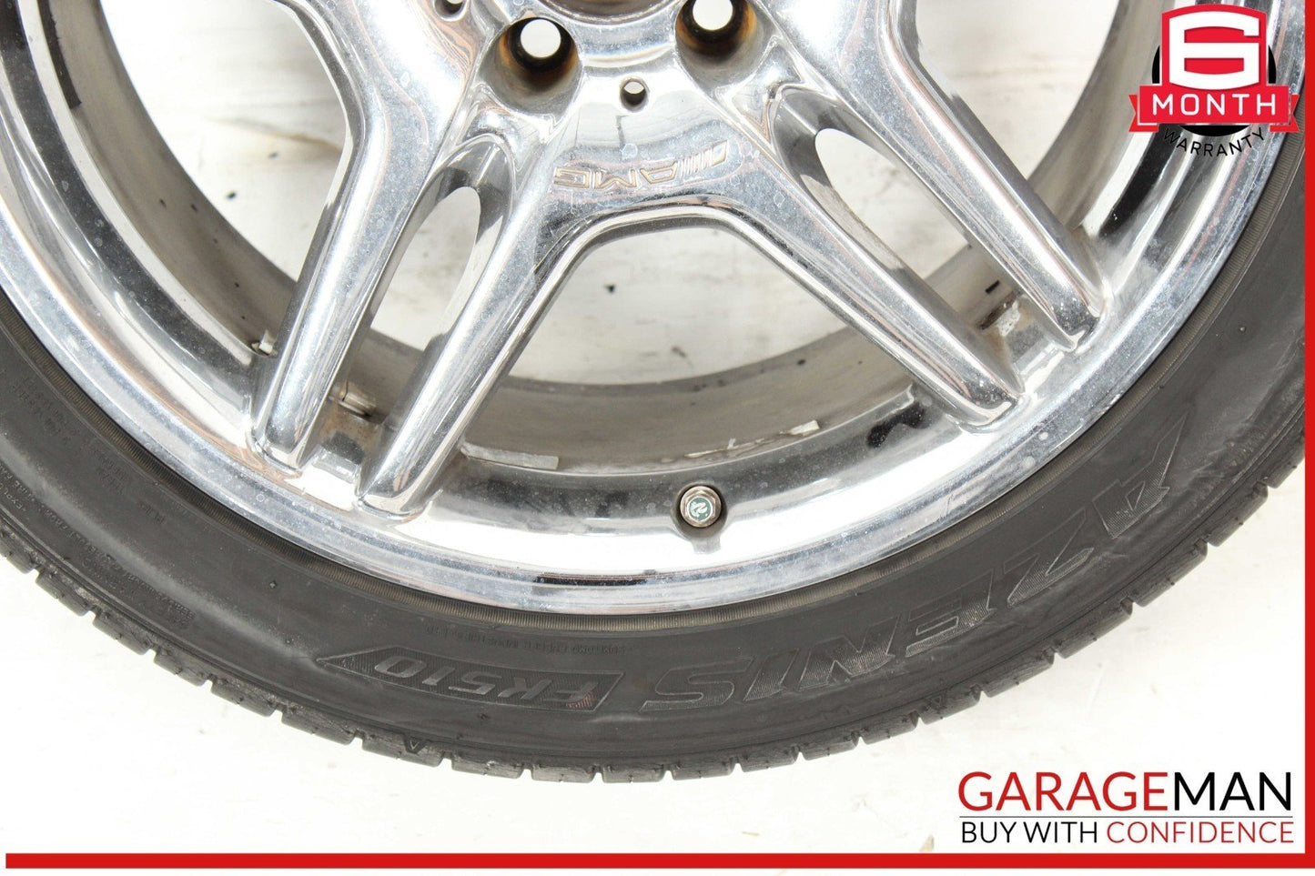 03-12 Mercedes R230 SL550 SL65 AMG Rear Wheel Tire Rim 9.5Jx18H2 ET33 OEM