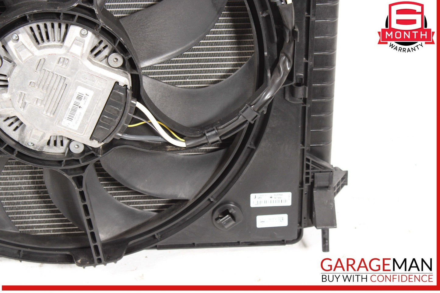 14-22 Maserati Ghibli Quattroporte Water Cooling Radiator A/C Condenser Assy OEM