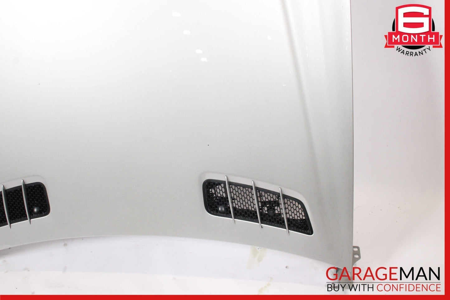 03-08 Mercedes R230 SL500 Front Hood Bonnet Cover Panel Assembly Silver OEM