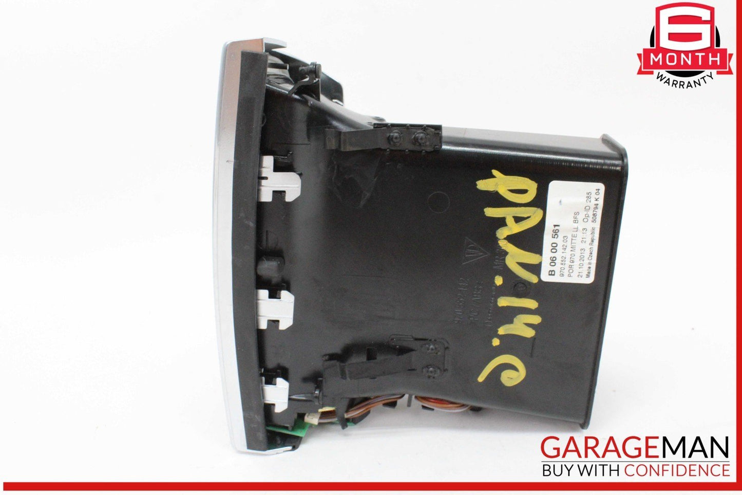 10-16 Porsche Panamera 970 E-Hybrid Front Right Inner Dash AC Air Vent Grille