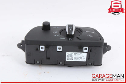 17-24 Audi A5 S5 RS5 A4 S4 Q7 Dash Headlight Control Switch 4M0941531AK OEM