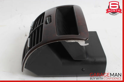 00-06 Mercedes W220 S500 CL600 Center Console Rear Air Vent 2208300654 Wood OEM