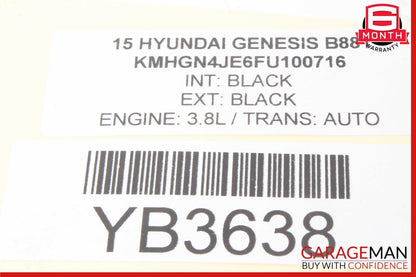 15-17 Hyundai Genesis G80 Radiator Fan Control Module 25385-B1280 OEM