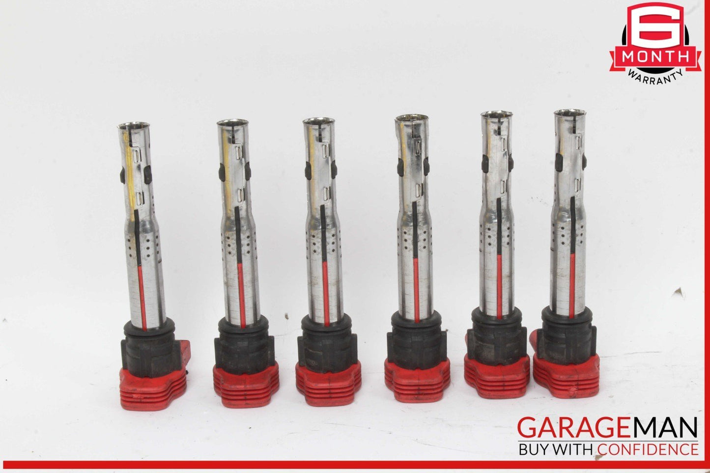 07-15 Audi Q7 A6 S6 Ignition Coils Set of 6 Pc 06E905115E OEM