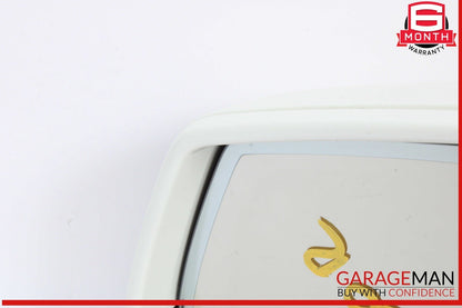 12-14 Mercedes W204 C250 Front Left Driver Side Door Rear View Mirror White OEM