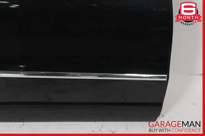 09-17 Volkswagen VW CC Rear Right Side Exterior Door Shell Panel Black OEM