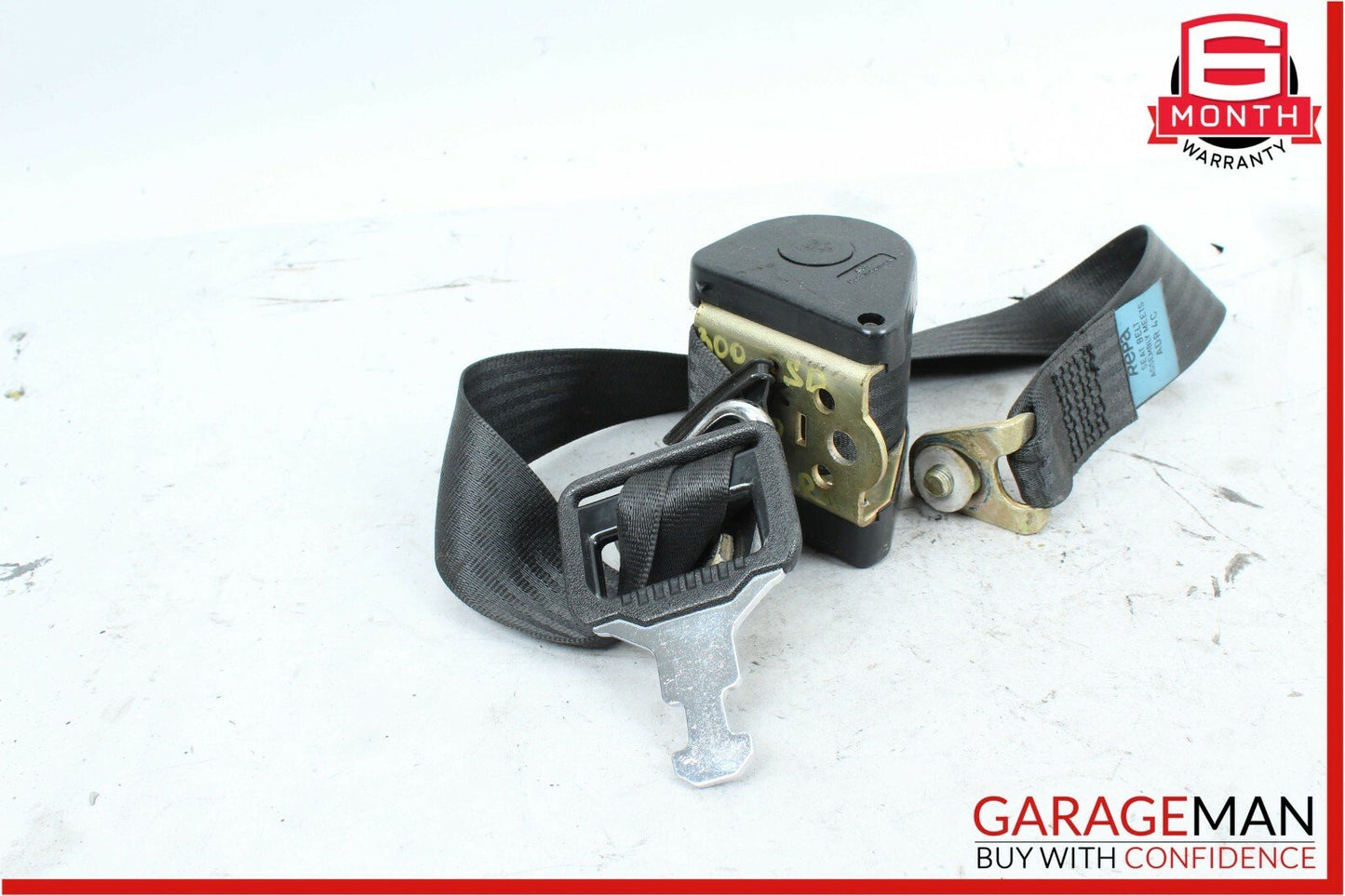 81-85 Mercedes W126 300SD Rear Right Passenger Side Seat Belt Retractor OEM