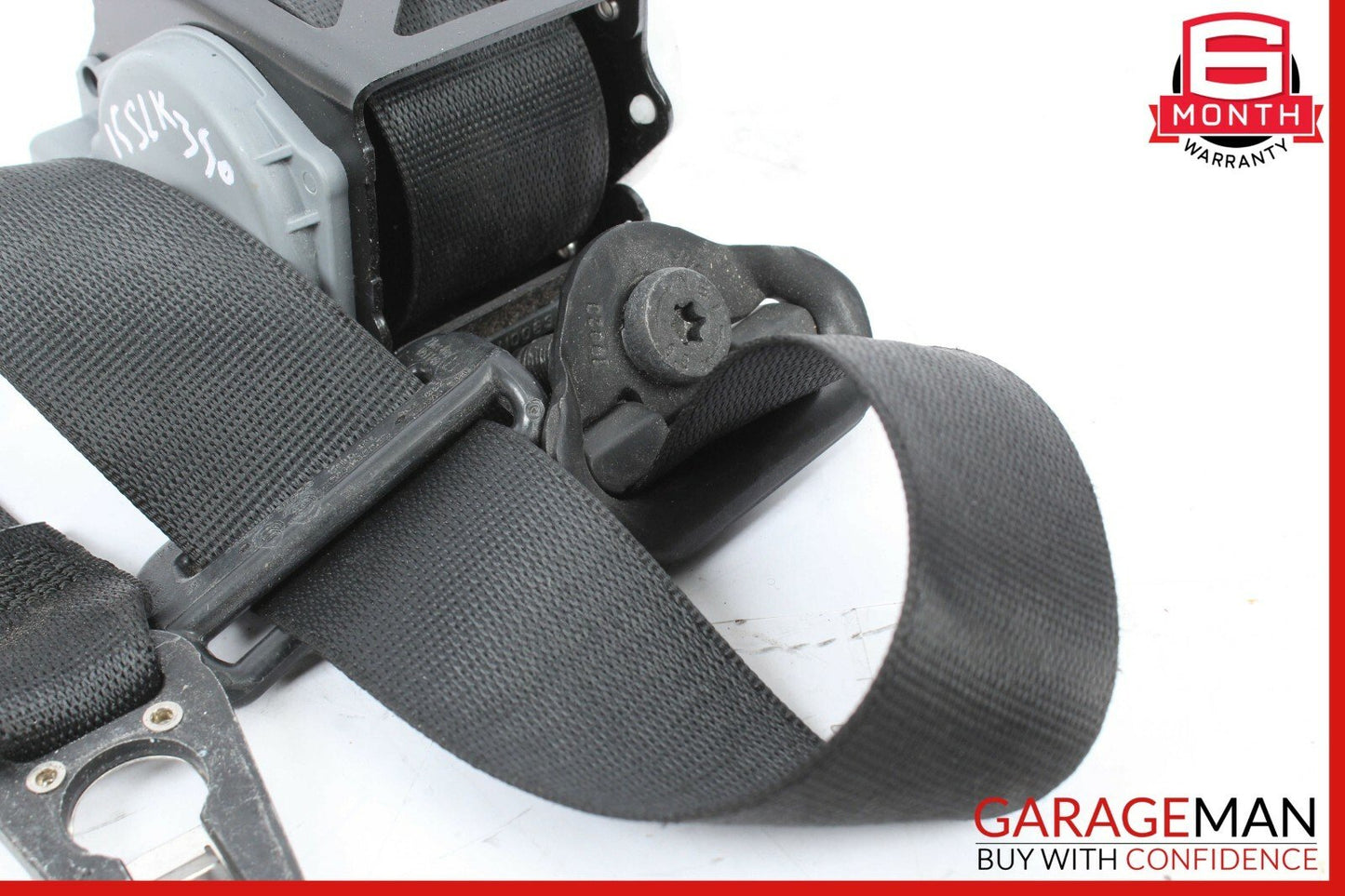 12-20 Mercedes R172 SLK350 Front Left Side Seat Belt Seatbelt Retractor Black