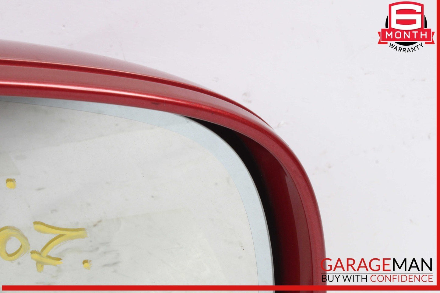 07-09 Audi Q7 Front Right Passenger Side Door Rear View Mirror Red OEM