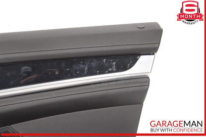 10-16 Porsche Panamera 970 Front Right Side Interior Door Panel Black OEM