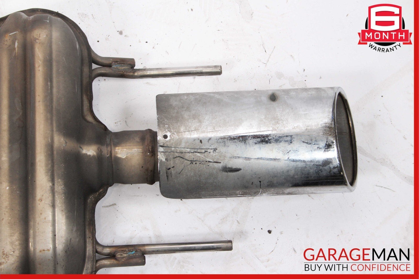 07-09 Mercedes W221 S550 S450 AMG Sport Rear Exhaust Muffler Tips Set of 2 OEM