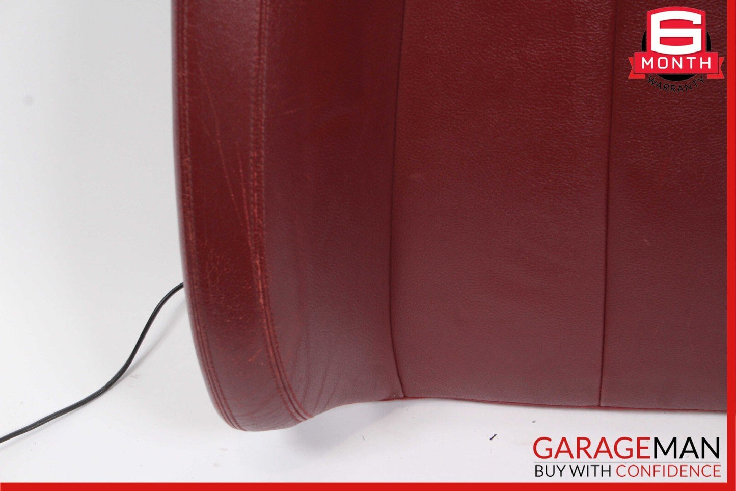 05-11 Mercedes R171 SLK280 Front Right Side Top Upper Seat Cushion Cover Red