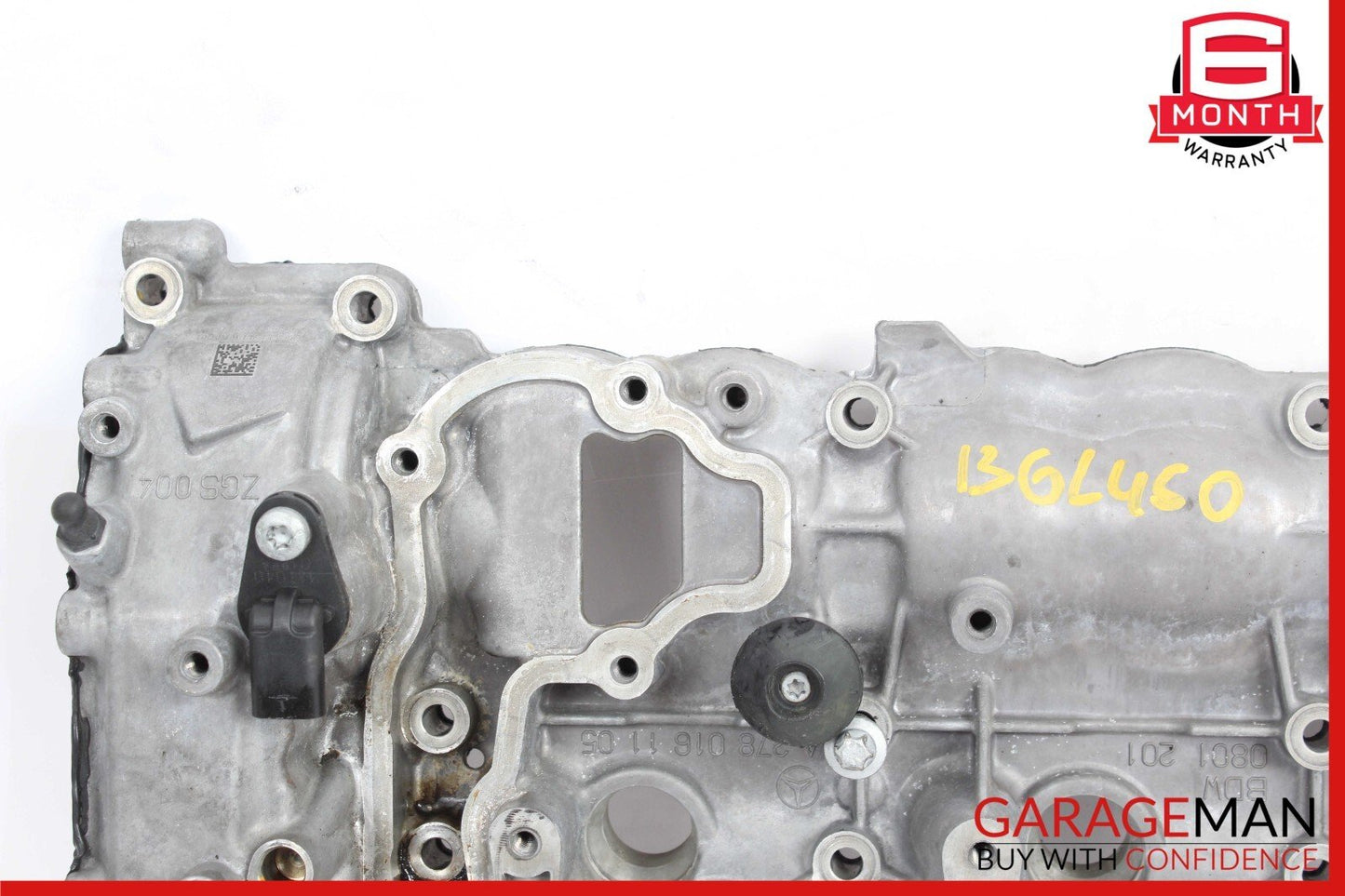 11-20 Mercedes S550 E550 GL450 4.7L Left Side Engine Cylinder Head Valve Cover
