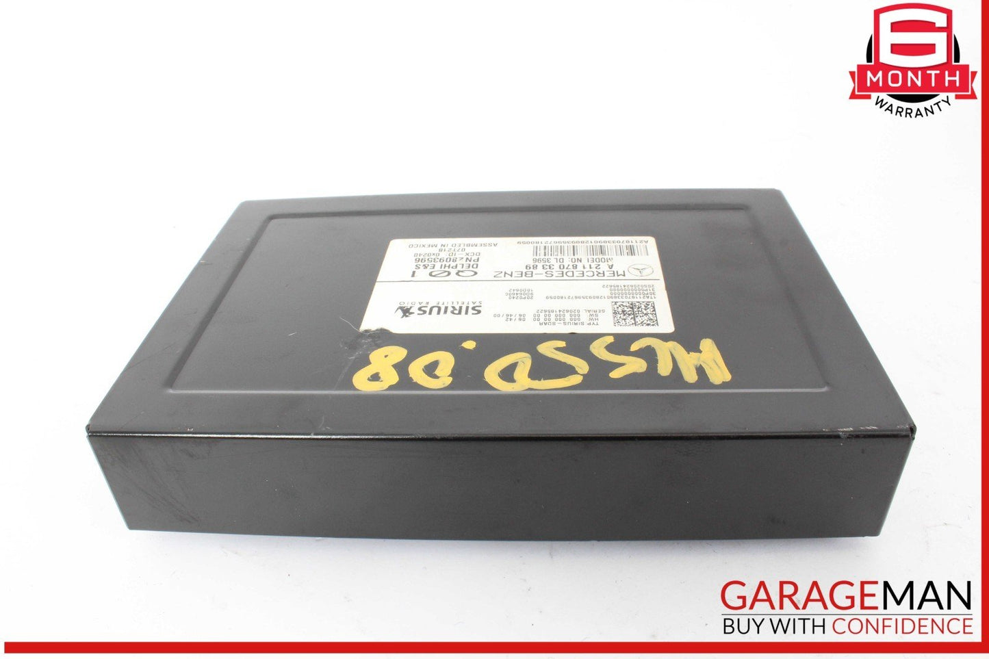 03-09 Mercedes W164 ML550 ML350 Sirius Satellite Radio Receiver 2118703389 OEM