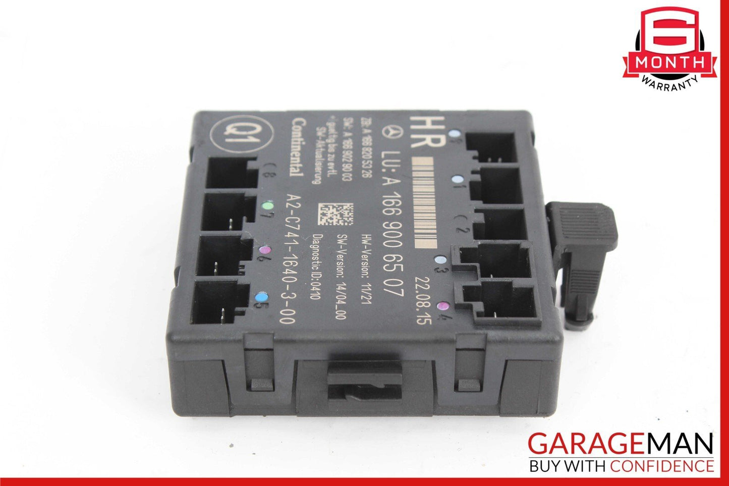 12-19 Mercedes X166 GL450 ML400 GLE350 Rear Right Side Door Control Module Unit