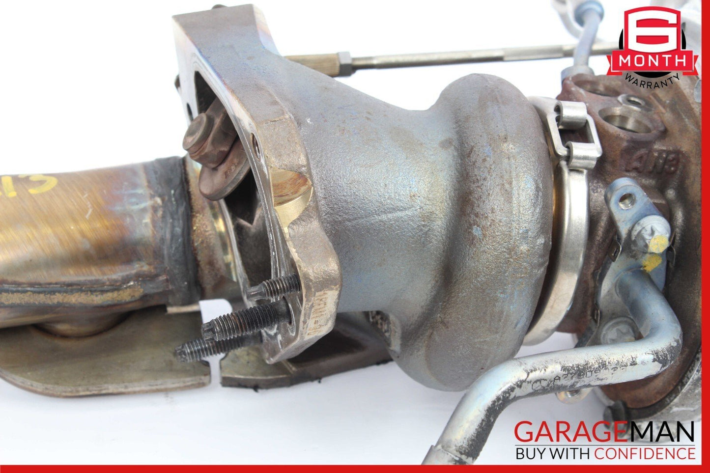 11-14 Mercedes CL550 S550 4.7L Right Turbocharger Turbo Charger Manifold Assy