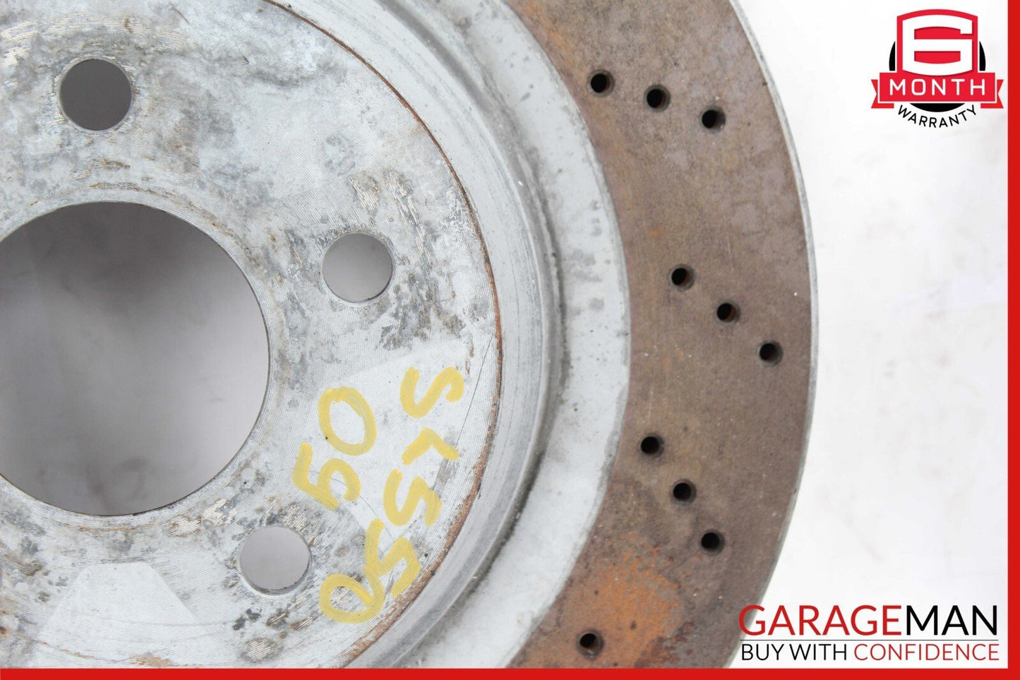 07-12 Mercedes R230 SL550 Rear Right & Left Side Brake Rotors Disc Set of 2 Pc