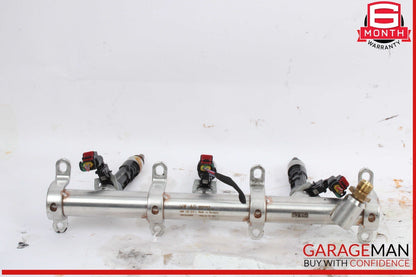 18-24 Audi S5 A5 A4 S4 SQ5 Left Driver Side Fuel Rail w/ Injectors OEM