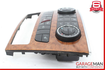 07-12 Mercedes X164 GL450 GL550 A/C AC Heater Climate Control Switch Trim Panel