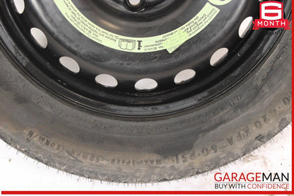 08-14 Mercedes W204 C250 C300 Emergency Spare Tire Donut Wheel Rim 125 90 16"