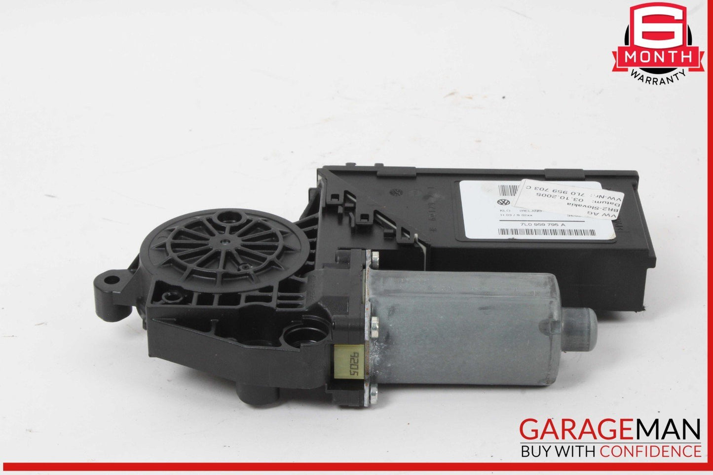 03-10 Porsche Cayenne 955 957 Rear Left Driver Side Window Regulator Motor OEM
