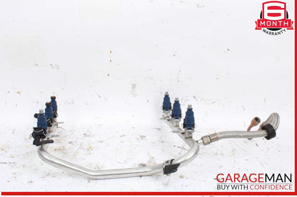 98-05 Mercedes W163 ML320 Fuel Injector Rail w/ Fuel Injectors 1120700595 OEM