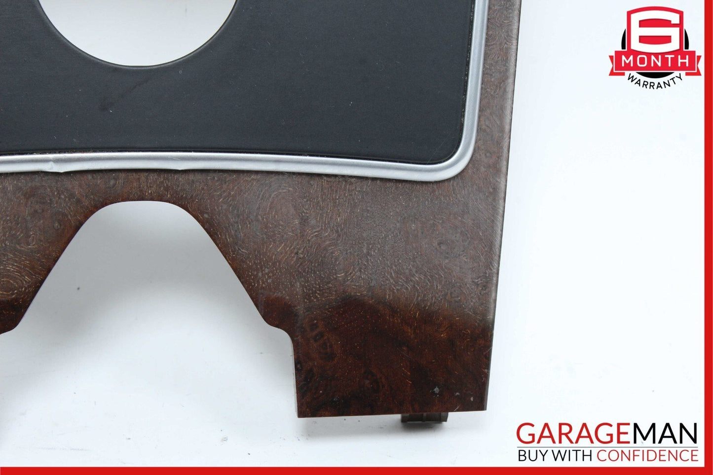 10-13 Mercedes W212 E350 E400 E550 Center Console Switch Trim Cover Bezel Wood