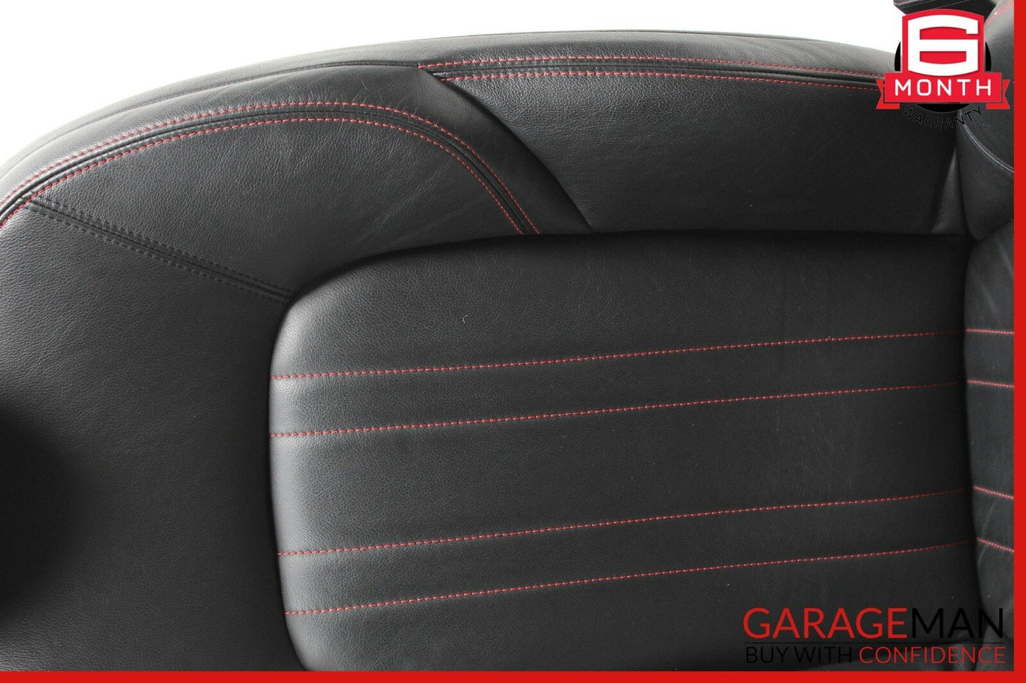 14-17 Maserati Ghibli Front Right Complete Seat Cushion Cover Assembly Black