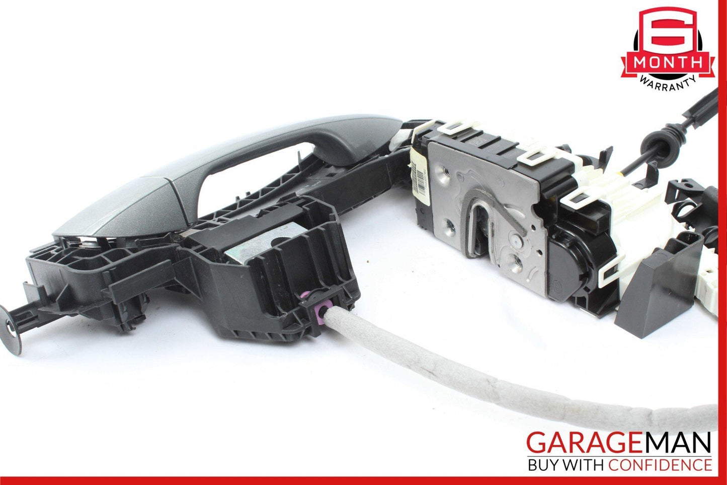 08-14 Mercedes W204 C250 Front Right Side Door Handle w/ Actuator Set Silver