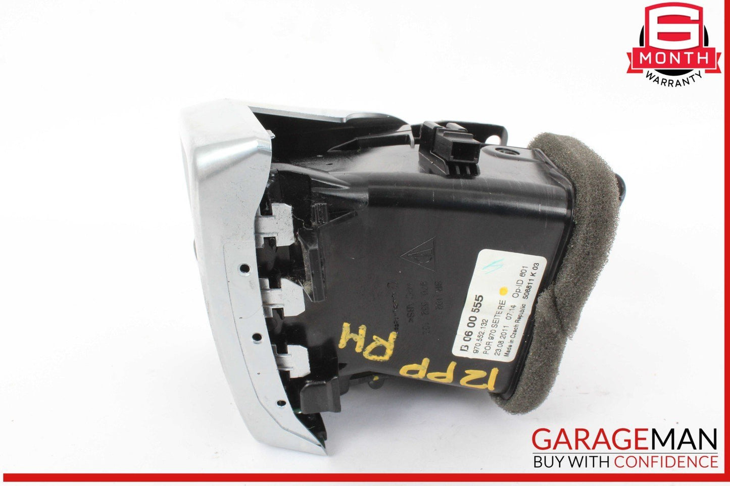 10-16 Porsche Panamera 970 Front Right Side Dashboard AC A/C Outer Air Vent OEM