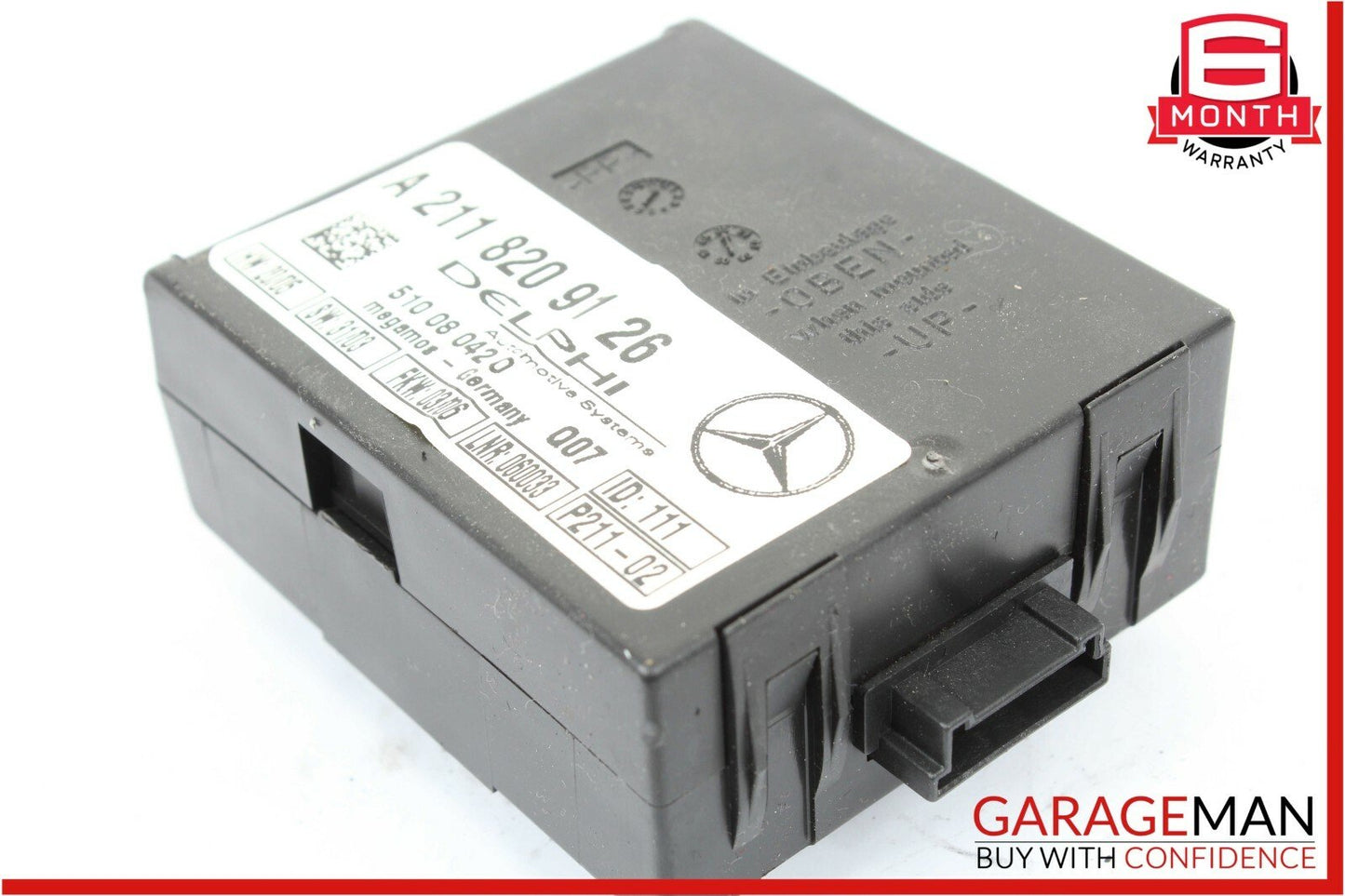 00-06 Mercedes SLK280 CL500 S430 S500 Anti Theft Alarm Sensor Control Module