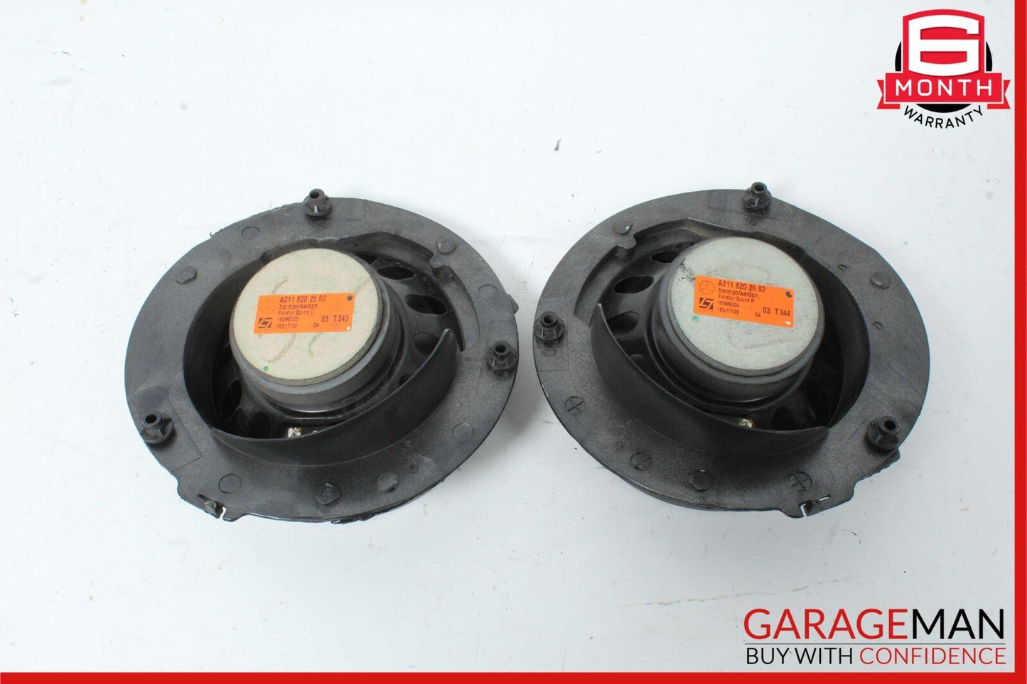 07-09 Mercedes W211 E320 E500 Rear Left & Right Side Door Audio Sound Speakers