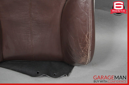 03-09 Mercedes W209 CLK320 Front Left Driver Top Upper Seat Cushion Brown