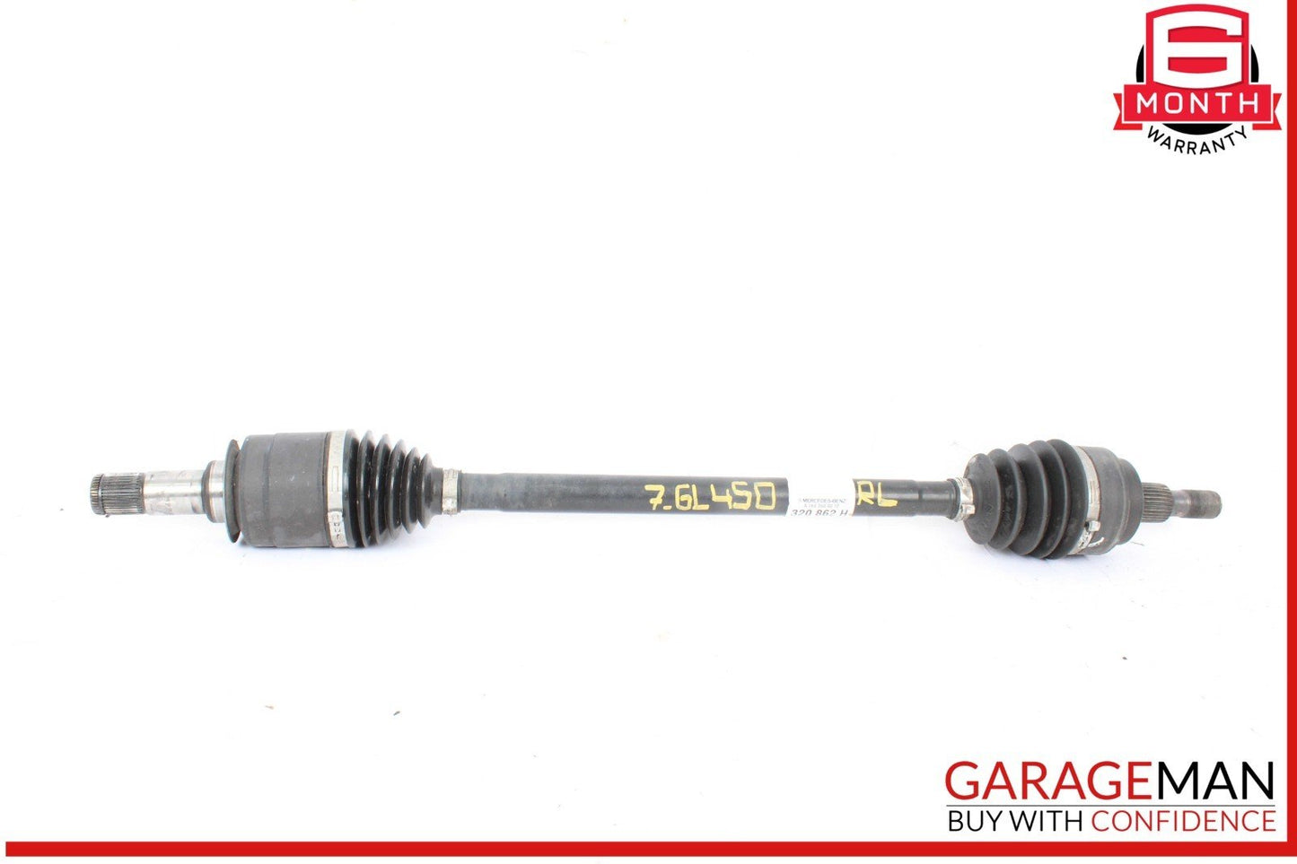 06-12 Mercedes X164 GL450 4MATIC Rear Right Or Left Side Half Axle Shaft OEM