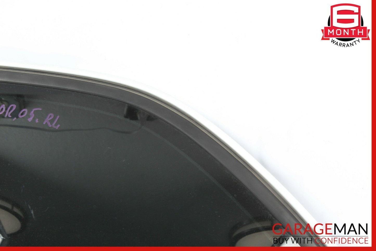 03-06 Porsche Cayenne 955 958 Rear Left Driver Side Quarter Window Glass OEM