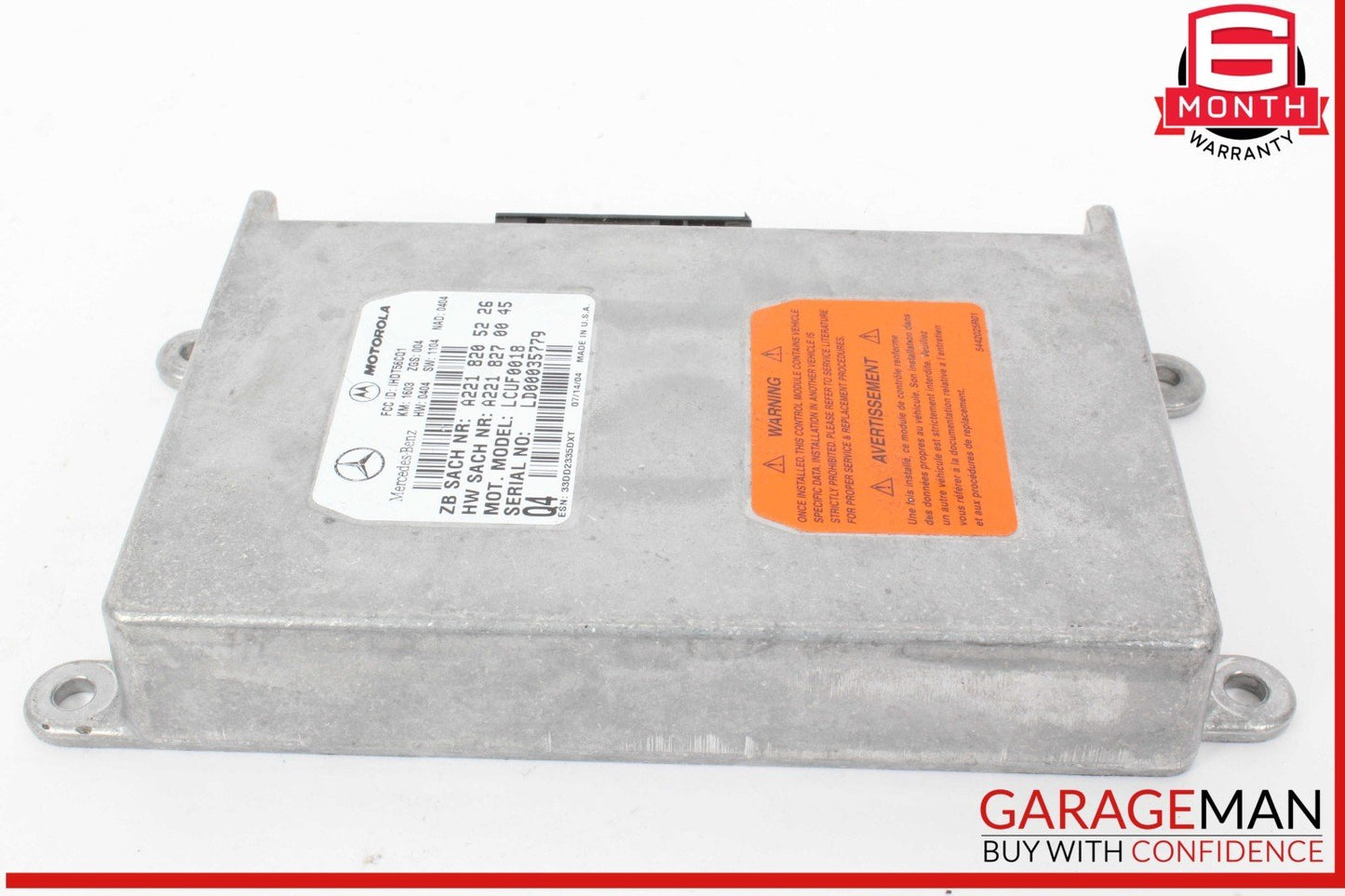 Mercedes R230 SL500 ML350 Voice Communication Control Module 2218205226 OEM