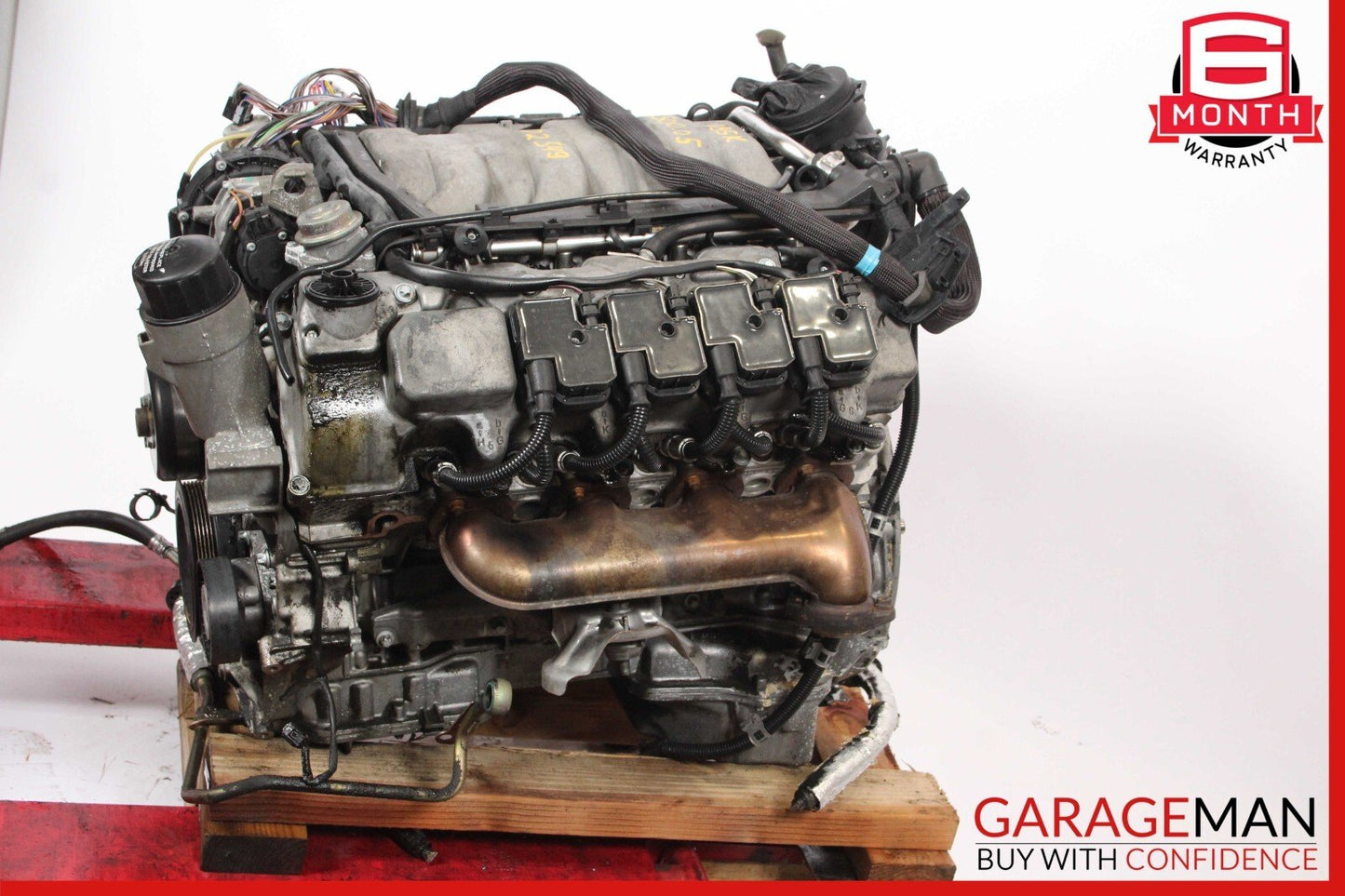 03-06 Mercedes R230 SL500 5.0L V8 Complete Engine Motor Block Assembly OEM 195k