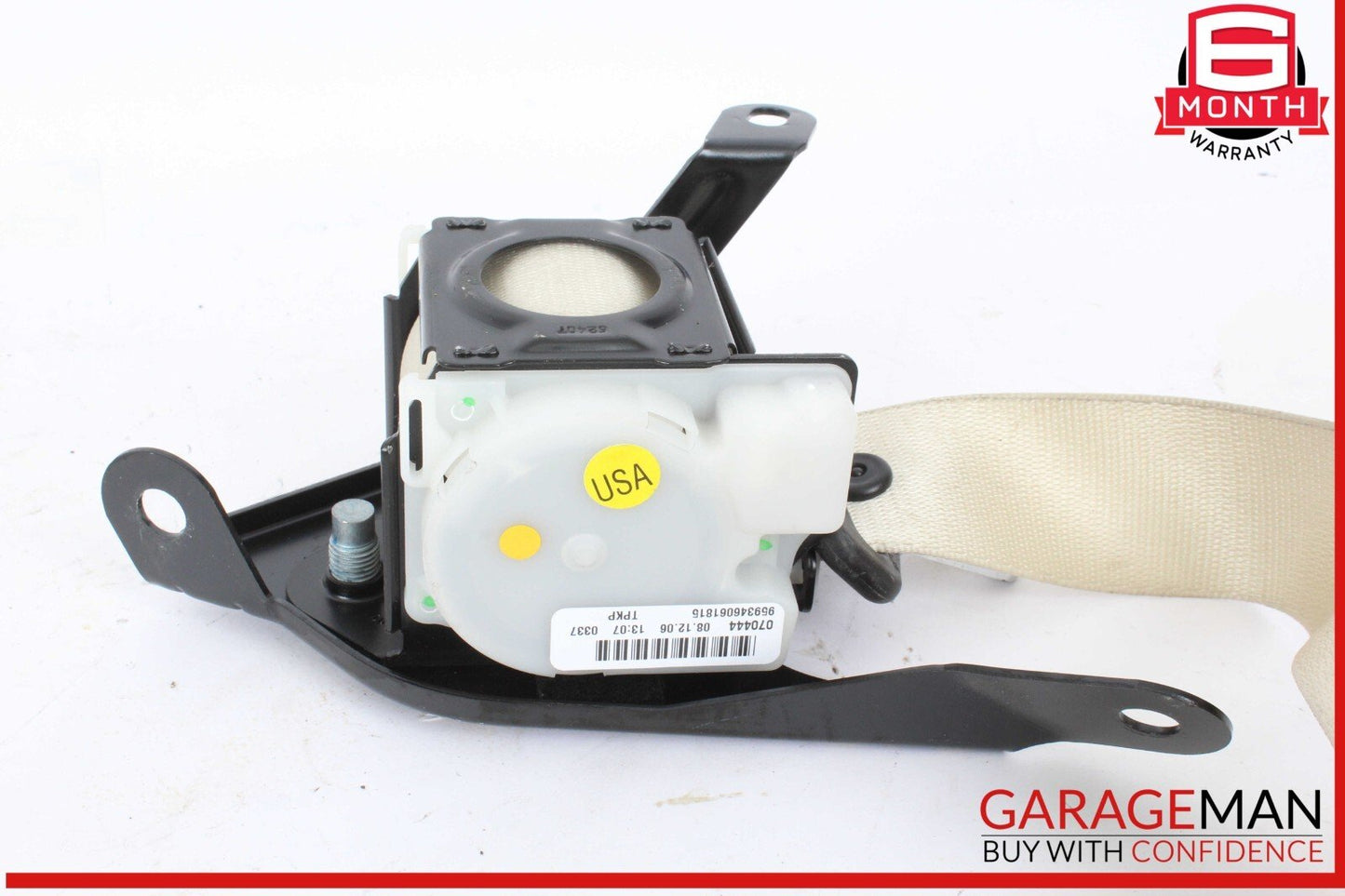 06-09 Mercedes W209 CLK350 CLK500 Rear Left / Right Side Seat Belt Retractor OEM