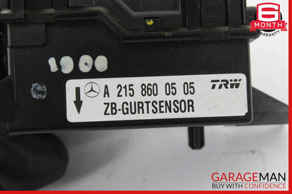 00-14 Mercedes R230 SL550 Seat Belt Seatbelt Tension Sensor 2158600505 OEM