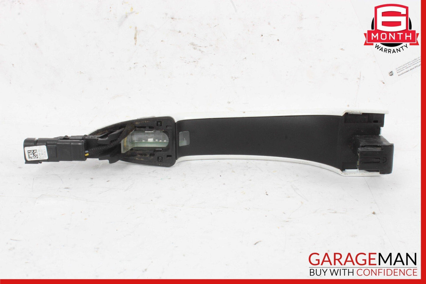 17-19 Alfa Romeo Giulia Rear Left Driver Side Exterior Door Handle White OEM