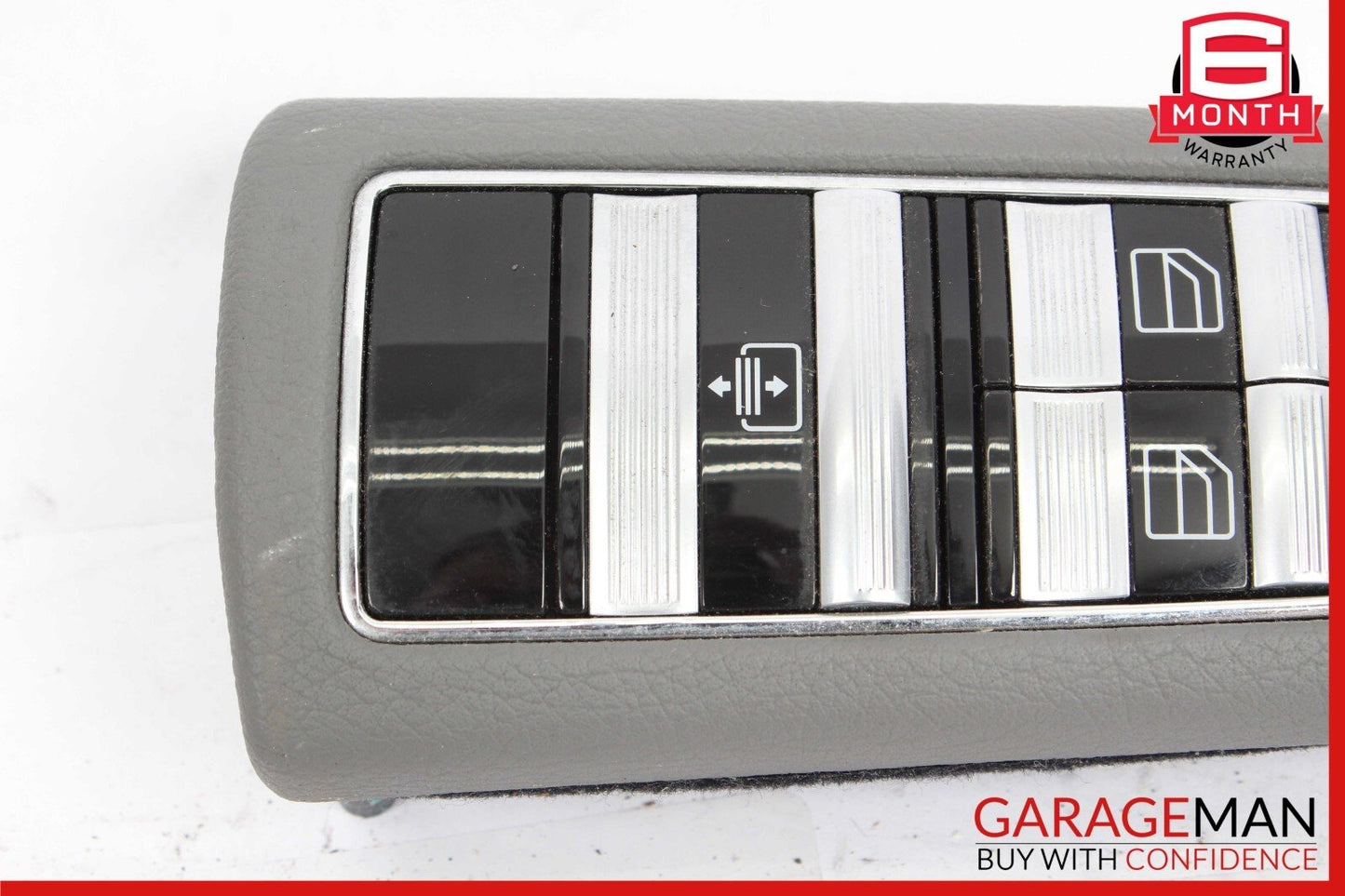 07-13 Mercedes W221 S550 Rear Right Side Door Window Switch Control Trim Grey
