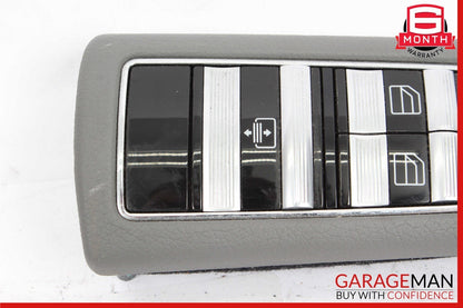 07-13 Mercedes W221 S550 Rear Right Side Door Window Switch Control Trim Grey