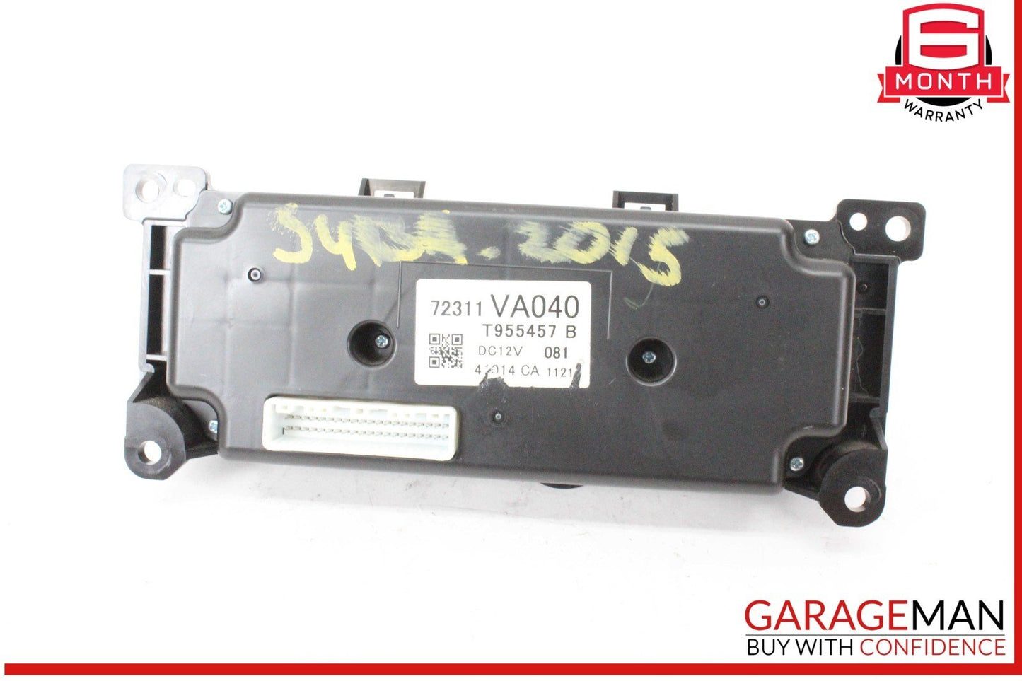 15 Subaru WRX AC A/C Air Conditioning Heater Temperature Climate Control Panel
